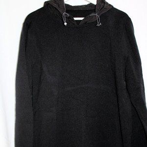 Armani Exchange AX Black Hooded Sweater, XL